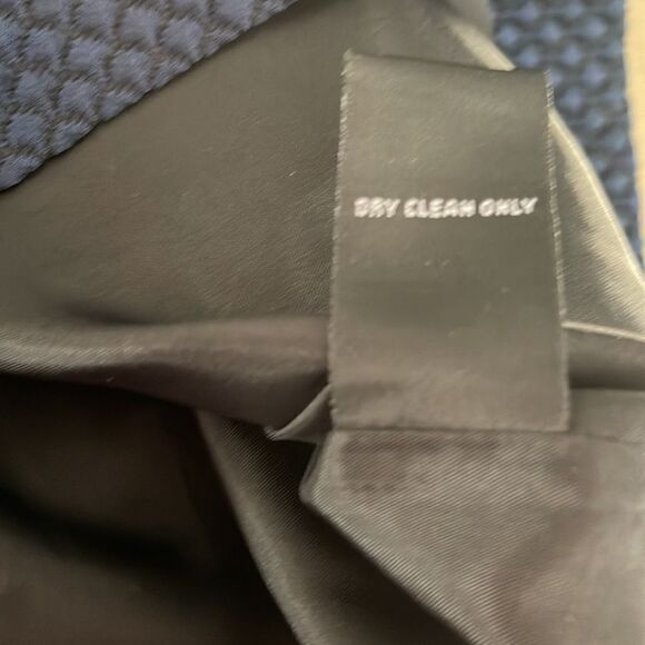 Jill Stuart Blue and Red Colorblock Pattern Waffle Shift Mini Dress Sz 8 - Picture 9 of 12